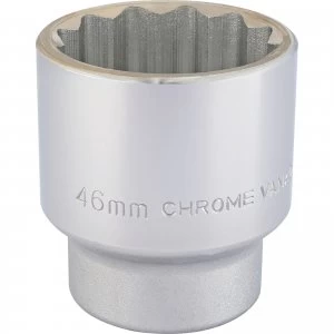 Draper 3/4" Drive Polished Finish Bi Hexagon Socket Metric 3/4" 46mm