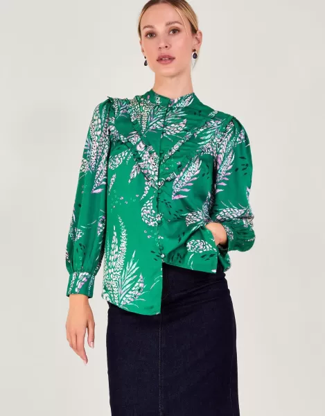 'Lucille' Print Blouse