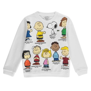 Lacoste Lacoste X Peanuts Sweatshirt Junior - White SBH