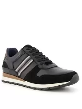 Dune London Truro Trainer - Black, Size 9, Men