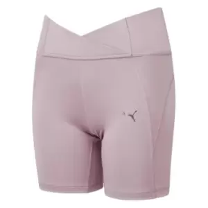 Puma Granola Sculpted 5" Shorts Womens - Purple