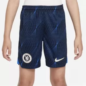 Nike Chelsea Away Shorts 2023 2024 Juniors - Blue