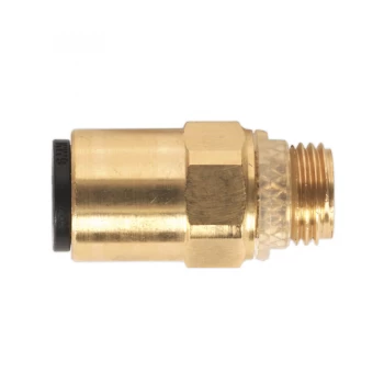 SEALEY JGBC618 Brass SuperThread Straight Adaptor 6mm x 1/8"BSP Pack of 2