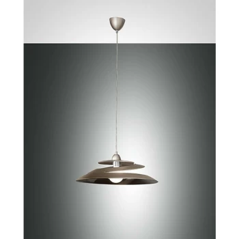 Fabas Luce Lighting - Fabas Luce Aragon Dome Pendant Ceiling Lights Bronze Glass, E27