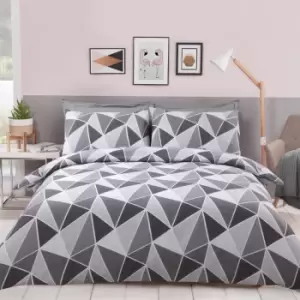 Leo Grey Duvet Set - Single