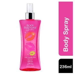 Body Fantasies Pink Vanilla Kiss Fantasy Body Spray 236ml