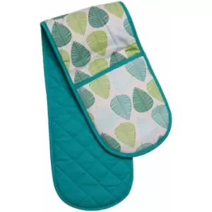 Premier Housewares - Green Leaf Double Oven Glove