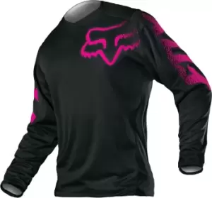 FOX Blackout Motocross Girls Jersey, Size XL, black, Size XL