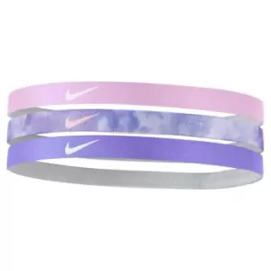 Nike 3 Pack of Headbands - Purple