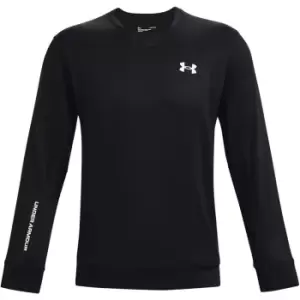 Under Armour Terry Crew Sweatshirt Mens - Black