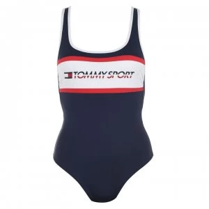 Tommy Bodywear Sport Swimsuit - 990 BLACK