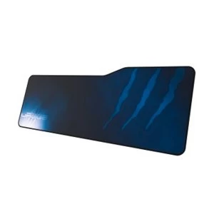 Urage"Rag" Gaming Mouse Pad (Speed Version, XXL, 90 x 0.3 x 34 cm, Natural Rubber, Fabric) Black/Blue