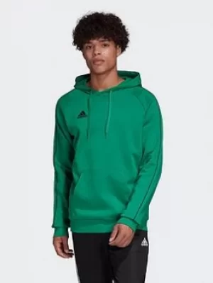 adidas Core 18 Hoodie, Yellow, Size 2XL, Men