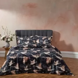 Flyway Exotic Piped Duvet Cover Set Ink / King