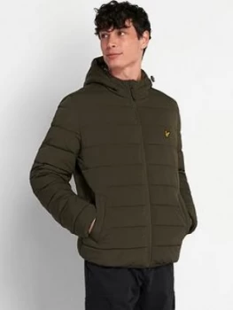 Lyle & Scott Padded Jacket - Khaki, Size 2XL, Men