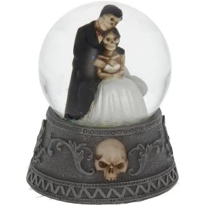 Eternal Vows Skeleton Snow Globe