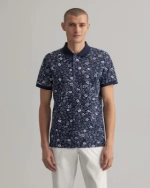 GANT Freedom Flower Print Pique Rugger