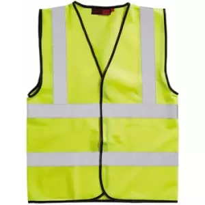 Blackrock Hi-Viz Waistcoat Sleeveless Adult - Medium Yellow - 8030004