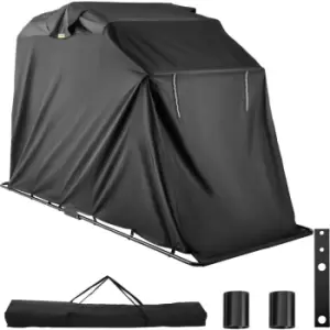 VEVOR Motorcycle Tent Motorbike Cover 600D 106.3"x41.3"x61"/270x105x155cm Larger Shelter UV Resistant Dustproof Shield Fit Most Motorcycles