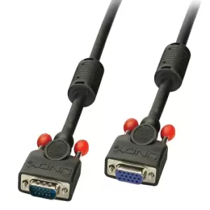 Lindy VGA Cable M/F, Black 0,5m