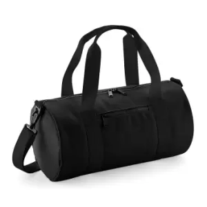 Bagbase Mini Barrel Bag (One Size) (Black)