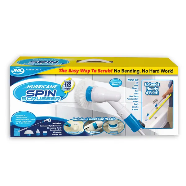 Hurricane Spin Scrubber White