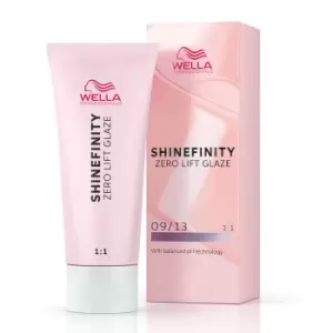 Wella Professionals Shinefinity Zero Lift Glaze - 09/13 Cool Toffee Milk 60ml