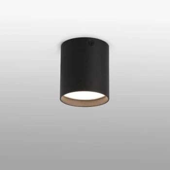 Faro Haru - LED Surface Mounted Ceiling Black 6W 3000K