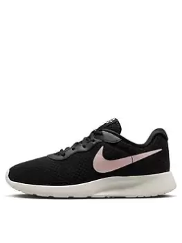 Nike Tanjun Ease Trainers - Black/Pink, Size 3, Women