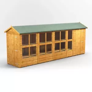 18X4 Power Apex Potting Shed Combi Including 4ft Side Store