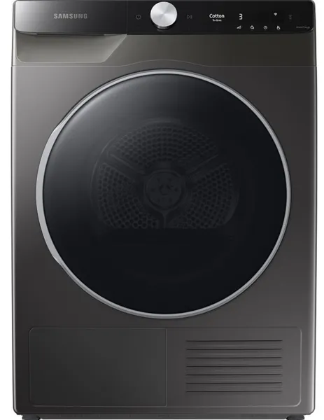 Samsung Series 9 OptimalDry DV90T8240SX WiFi Connected 9Kg Heat Pump Tumble Dryer - Graphite - A+++ Rated