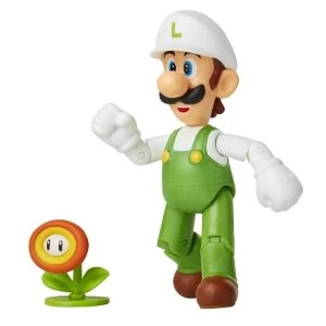 Luigi with Fire Flower (World Of Nintendo Super Mario) Figure