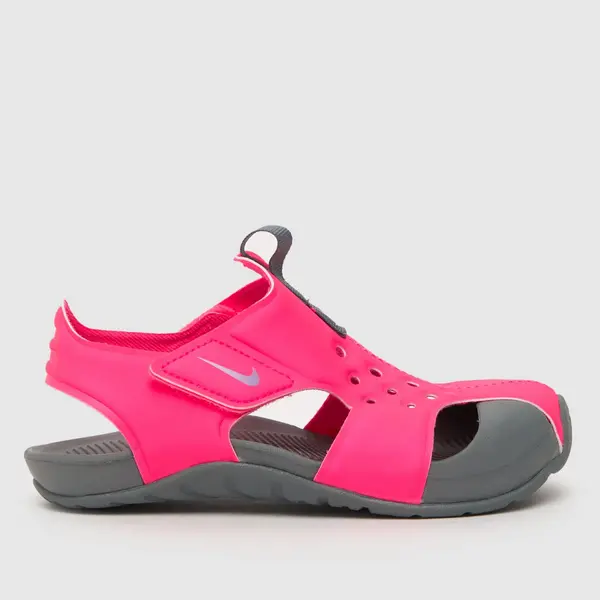 Nike pink sunray protect 2 Girls Junior sandals Pink UK 2.5 (EU 35)