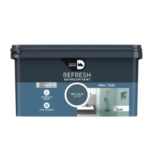 Maison Deco Refresh Bathroom Wall Tile Paint Inky Blue - 2L