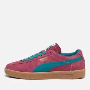 Puma Mens Delphin Trainers - Dark Jasper/Puma Gold - UK 10