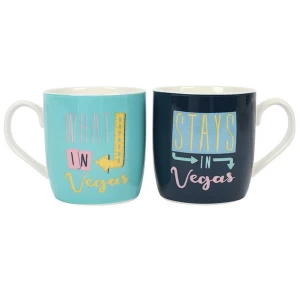 Set of 2 What Happens in Vegas Mugs