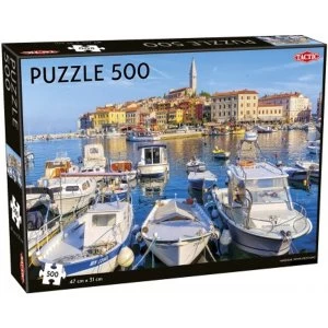 Harbour Rovinj-Rovingo 500 Piece Jigsaw Puzzle