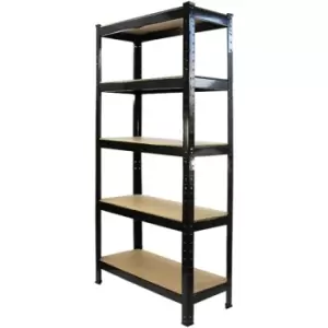 Monsterracking - Monster Racking T-Rax Heavy Duty Shelving Units, 75cm W, 30cm D (Black) - Black