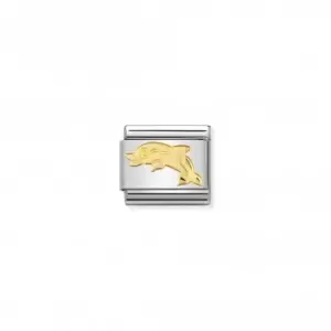 Nomination Composable Classic Animals Water 18K Gold Dolphin Link 030113/04