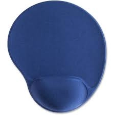 Ergonomic Mouse Mat Non Slip with Gel Wrist Rest Blue