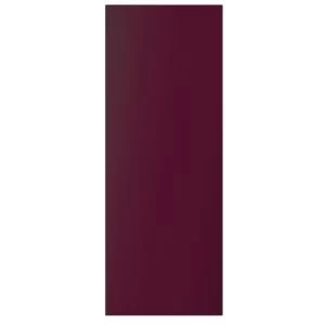 Cooke Lewis Raffello High Gloss Aubergine Bridging door Pan drawer front W1000mm