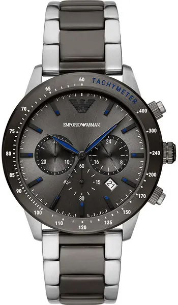 Emporio Armani Watch Mario Men - Grey EA-348