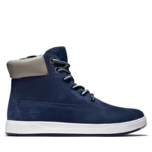 Timberland Davis Square 6" Side-zip Boot For Men In Navy Navy Kids, Size 2.5