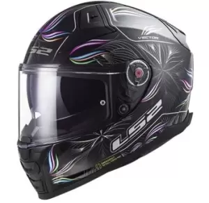 LS2 Ff811 Vector Ii Tropical Black White Full Face Helmet L