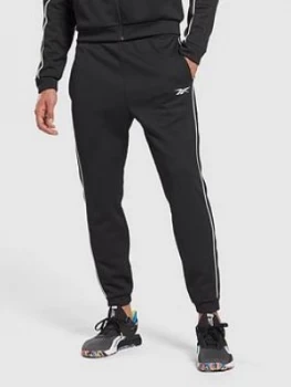 Reebok Woven Double Knit Pant, Black, Size L, Men