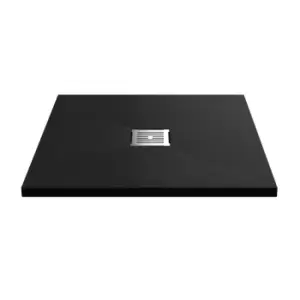 Hudson Reed Square Shower Tray 800 x 800mm - Black