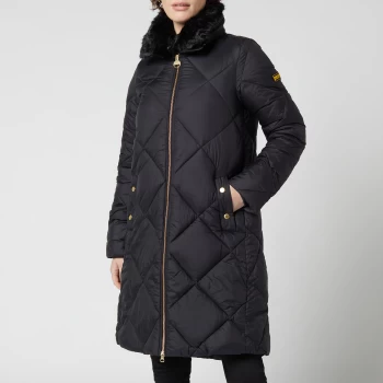 Barbour International Womens Assen Quilted Jacket - Black - UK 10