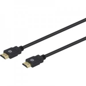 HP HDMI Cable 1x HDMI plug 1x HDMI plug 1m Black