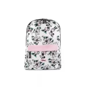 Disney Pose Minnie Mouse Backpack (One Size) (White/Pink)