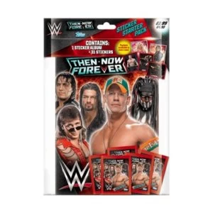 WWE Then Now Forever Sticker Starter Pack